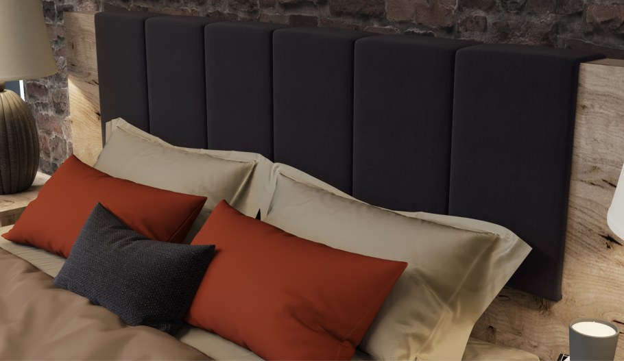 Кровать Белла голубого цвета много мебели