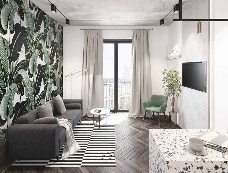 Дизайн проект интерьера кафе