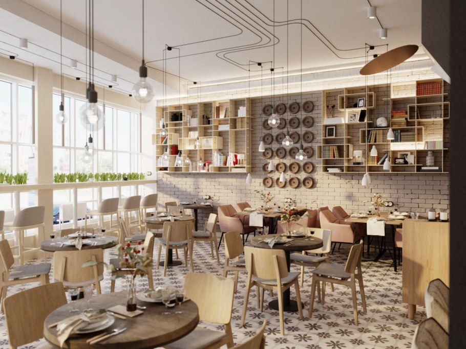 Кафе в стиле Эклектика