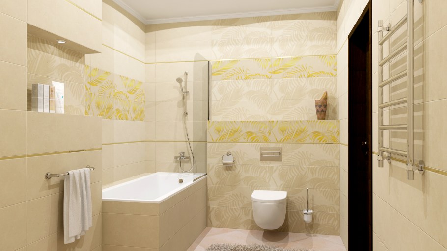 Плитка Palmera Beige panno 02