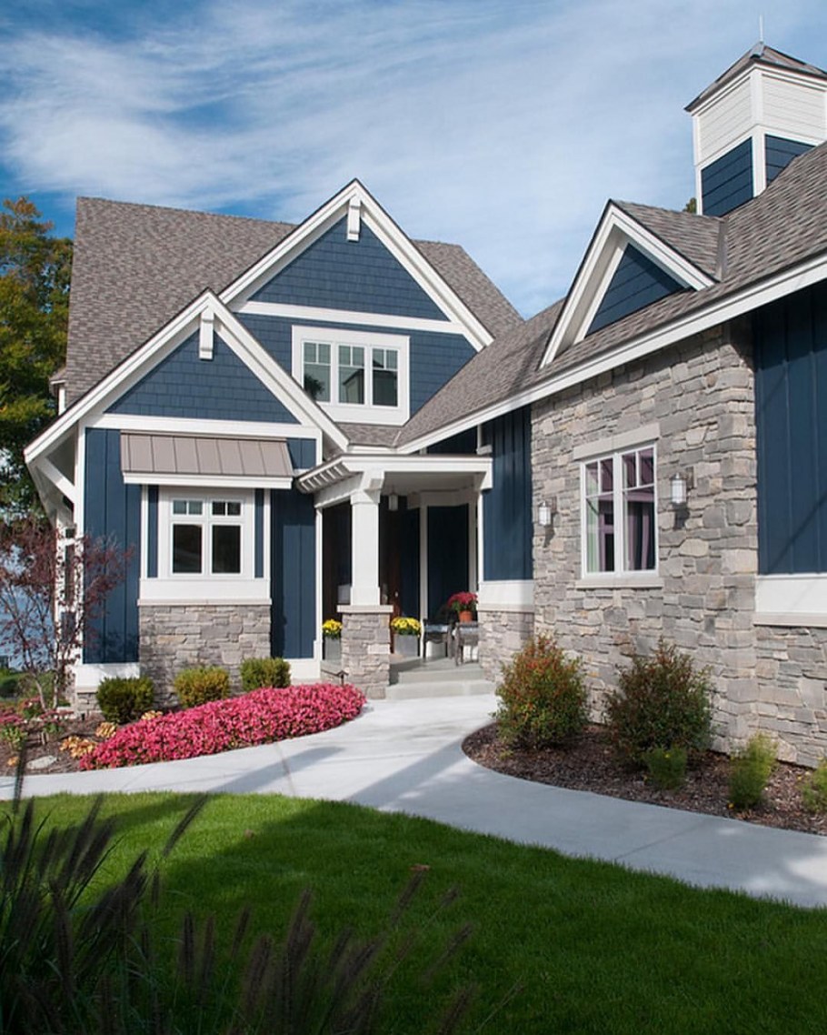 Цвета фасадов домов