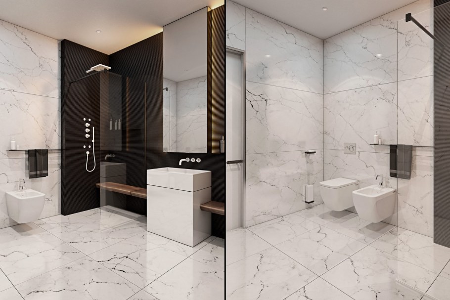 Плитка в ванную Минимализм