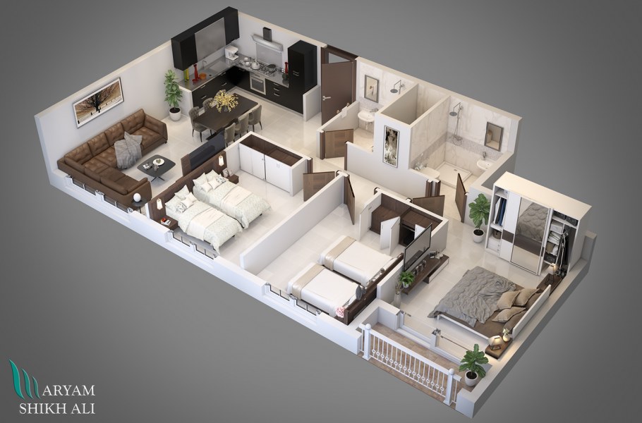 Дизайн интерьера sleek