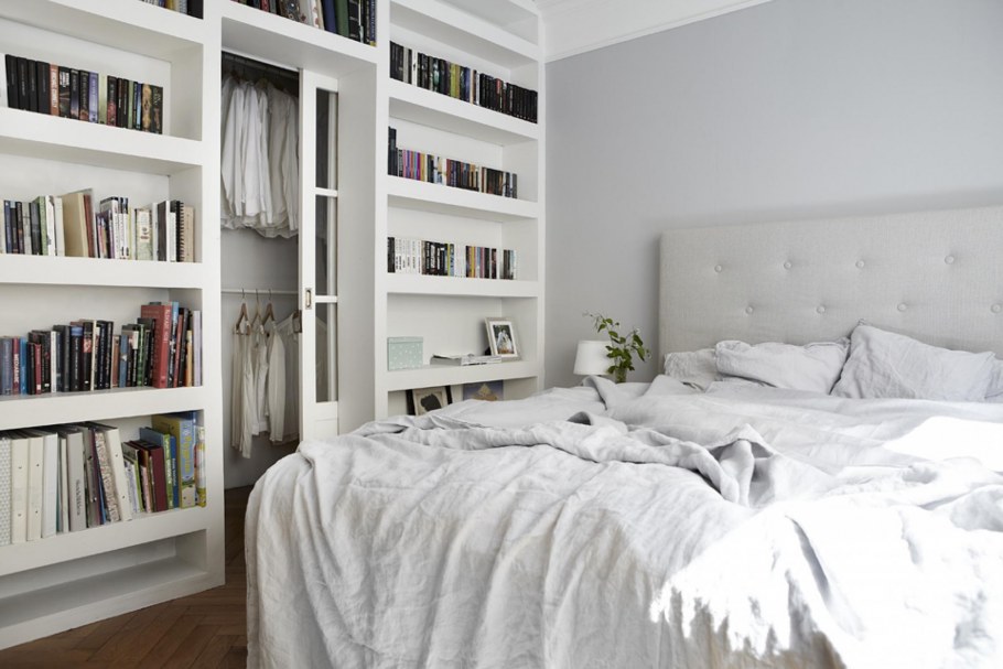 Угловые книжные полки