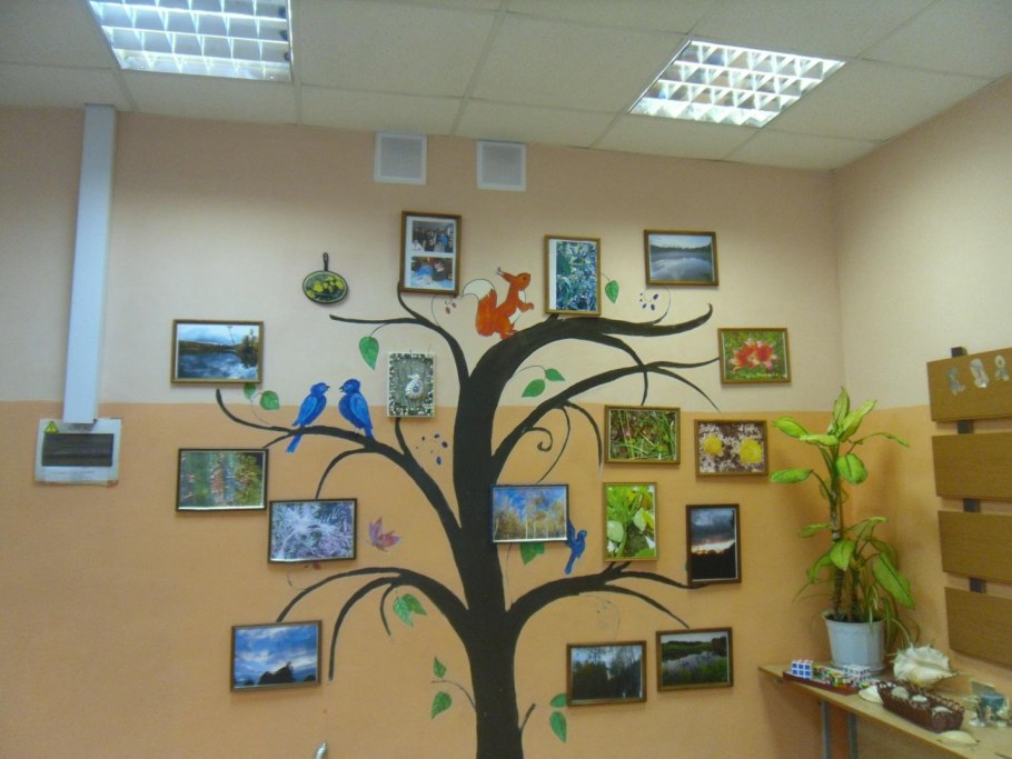 Украшение стен в кабинете педагога