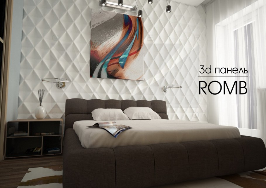 Гипсовая 3d панель Оазис