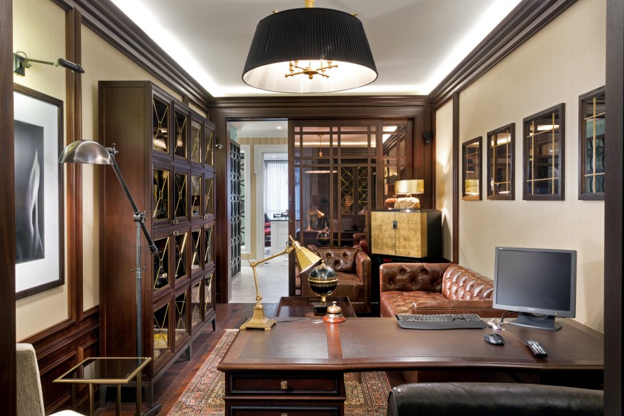 Кабинет в английском стиле