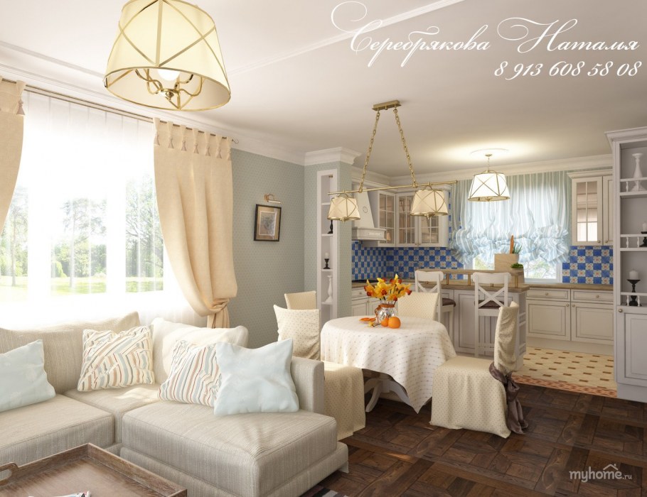 Комната в стиле Прованс для женщины