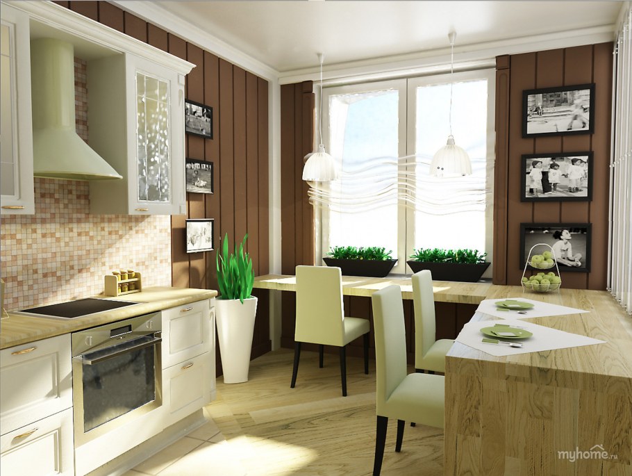 Интерьер однушки в стиле Кантри