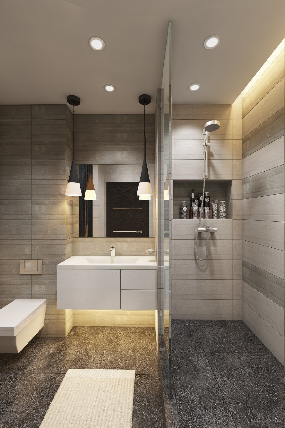 Совмещенный санузел с душем