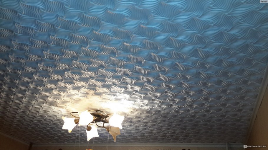 Бесшовный потолок из пенопласта