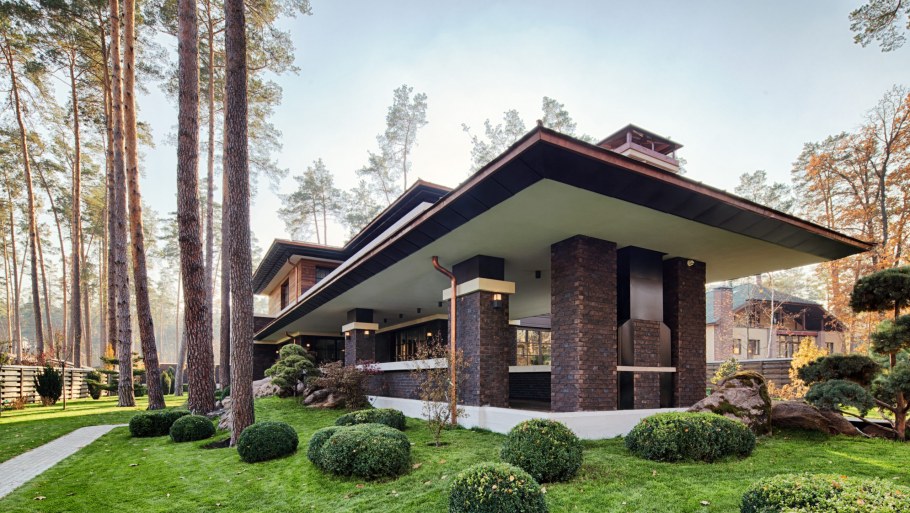 Дом в стиле Райта от Yunakov Architecture Design