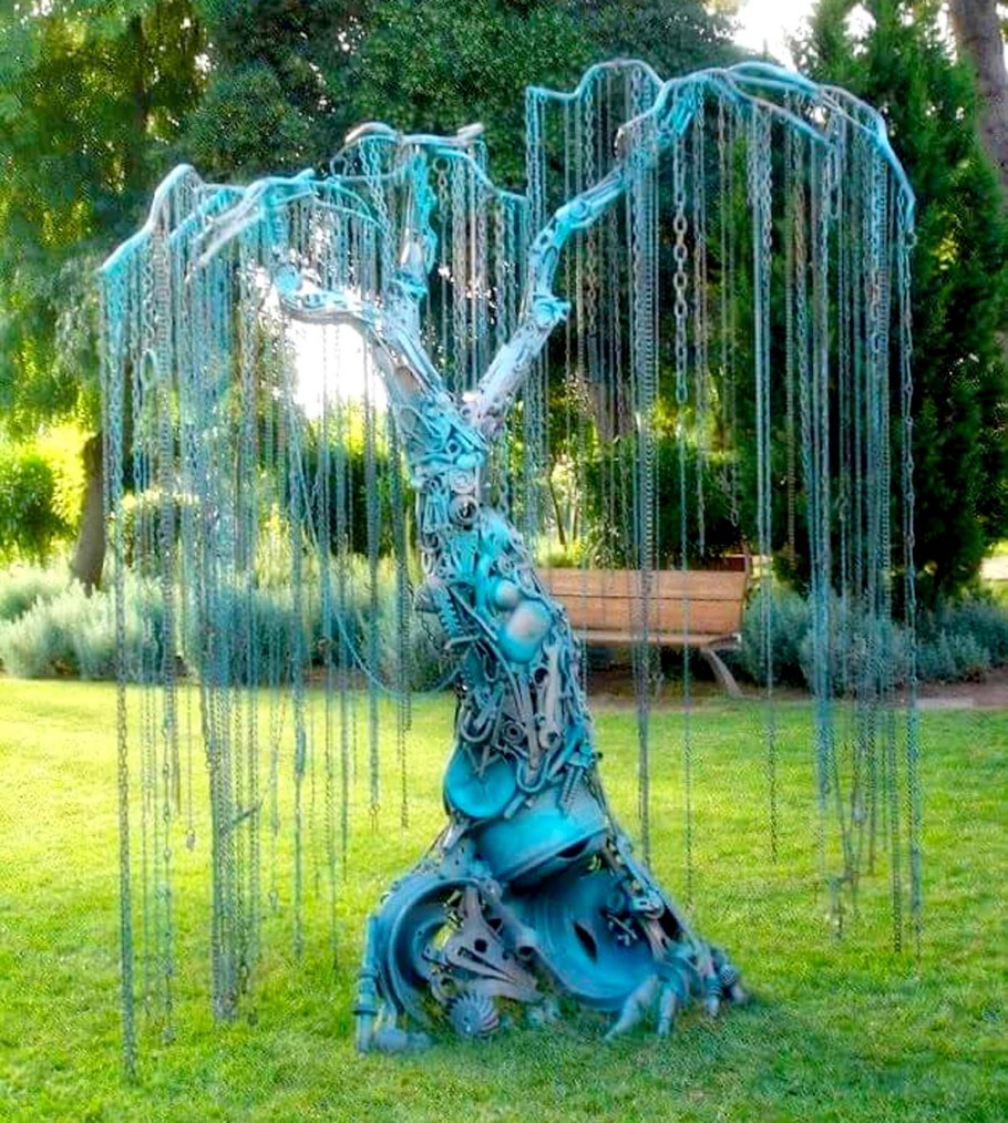 Металлические скульптуры для сада