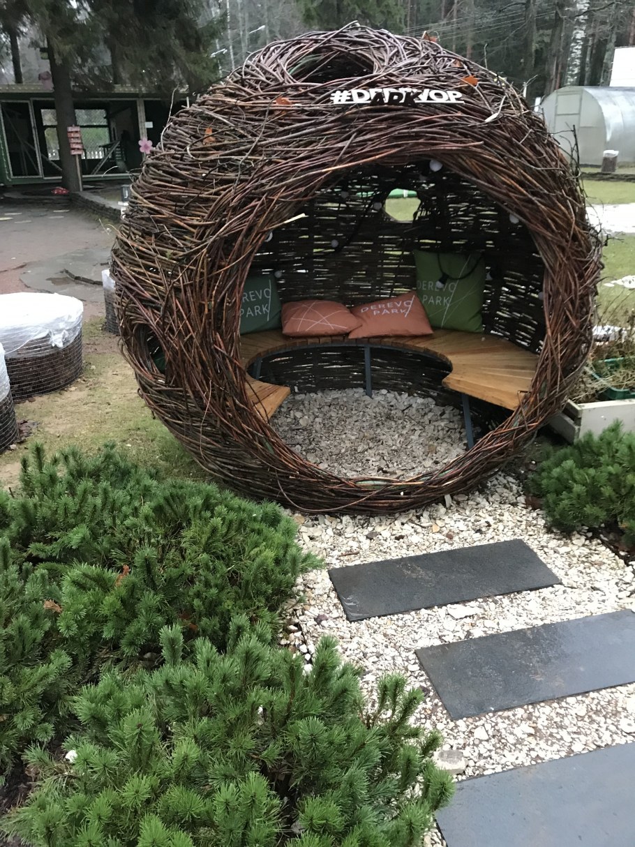 Беседка из веток