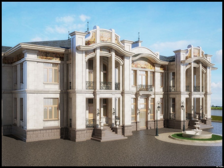 Здания в стиле классика