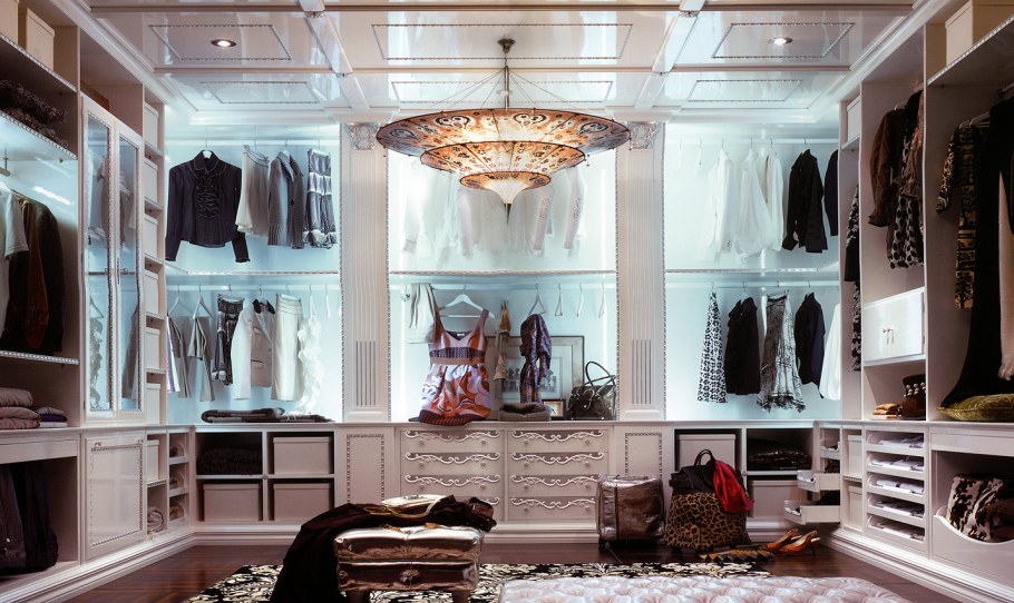 Шикарные гардеробные