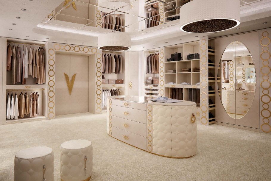 Итальянские гардеробные арт деко