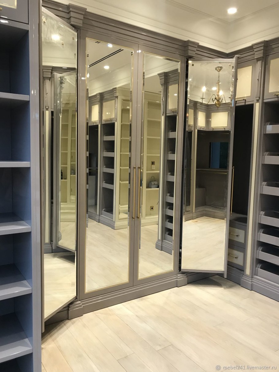 Шкафы гардеробные в стиле арт деко