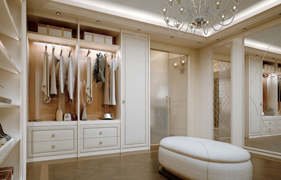 Темная гардеробная