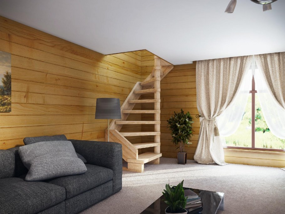 Планкен на мансарде