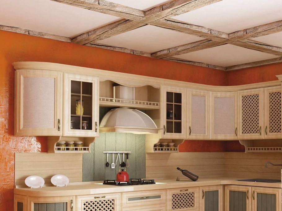 Кухня Кантри фисташка Шатура