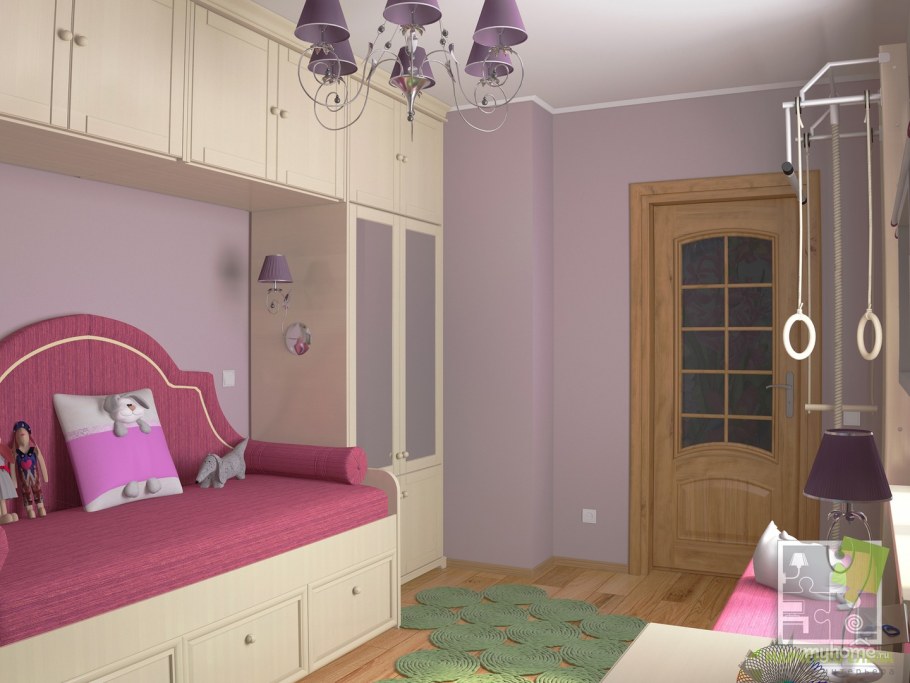 Спальня для девочки школьного возраста