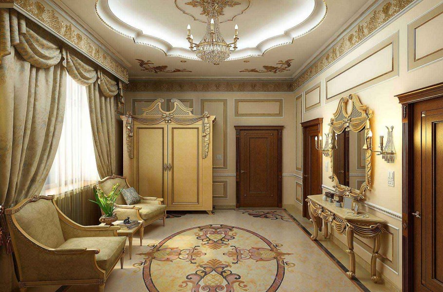Элитные интерьеры в классическом стиле