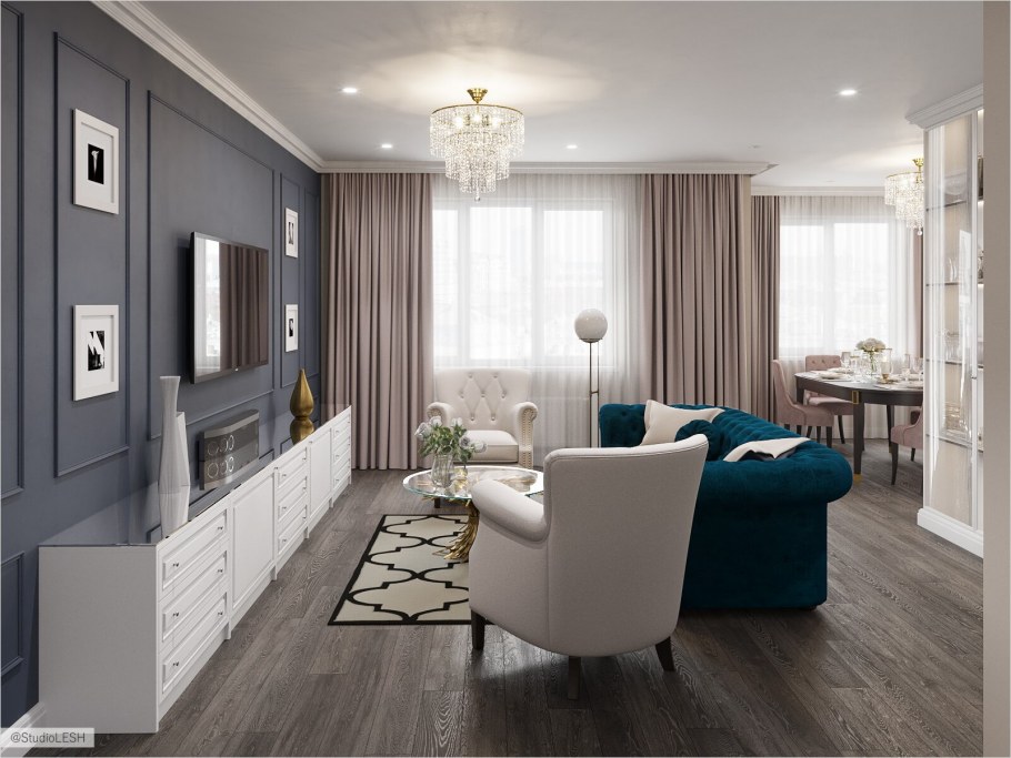 Проект гостиной