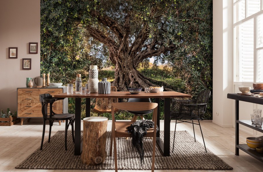 Дерево в интерьере