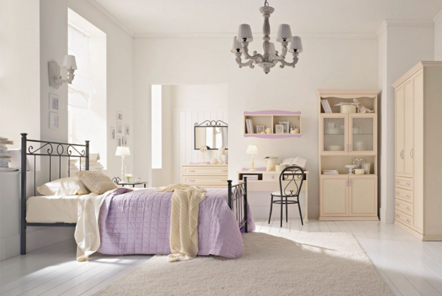 Комната для девочки в светлых тонах