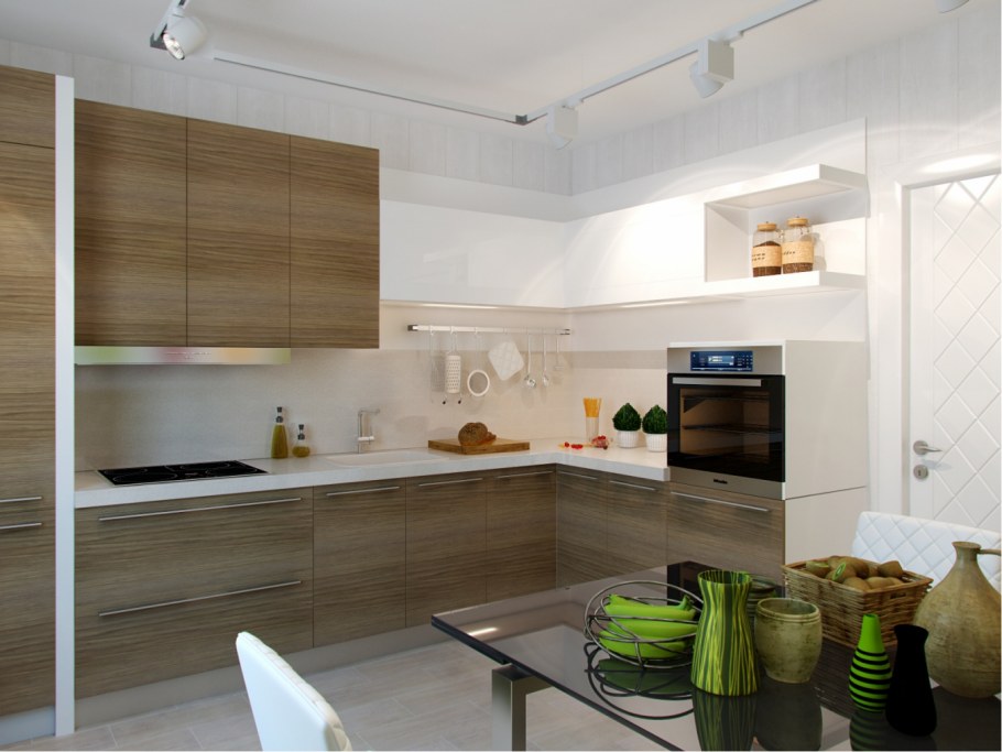 Дизайн маленькой кухни кухня Маша