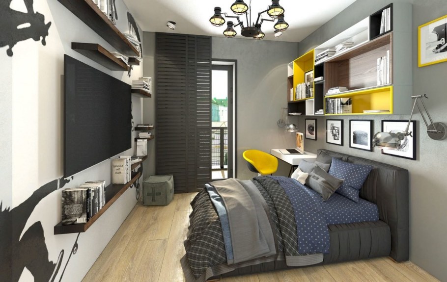 Дизайнерская комната для подростка