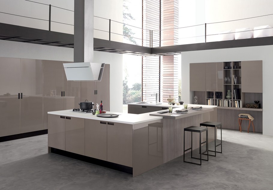 Каминная вытяжка FALMEC Luce Isola 800 90 WH