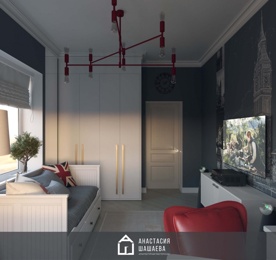 Дизайн комнаты для подростка мальчика бежевый