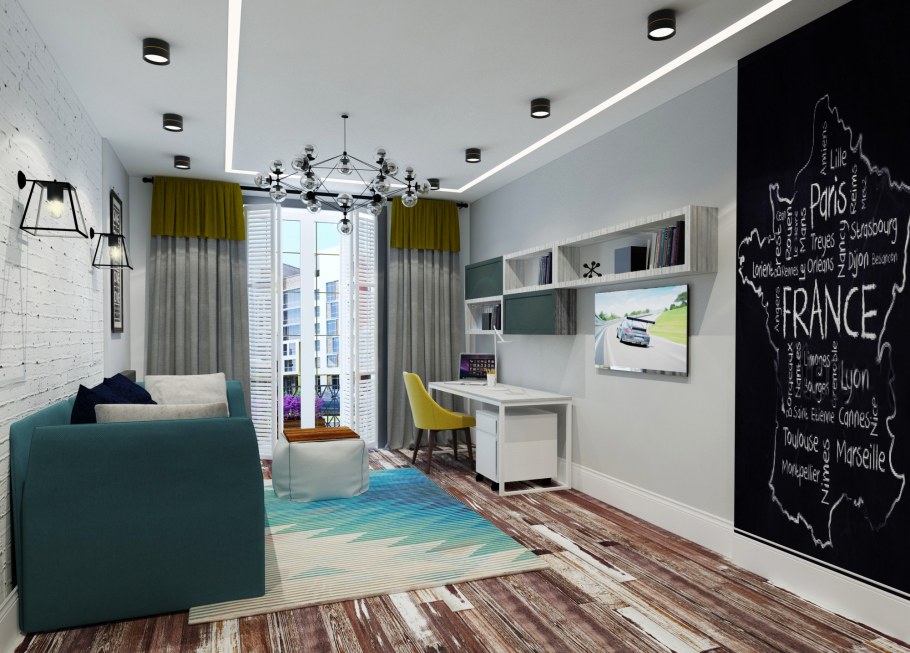 Комната для подростка мальчика