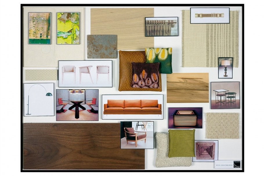 Коллаж интерьера комнаты