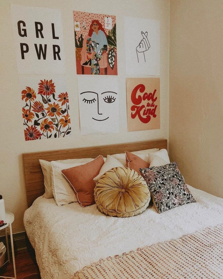 Идеи для украшения комнаты постерами