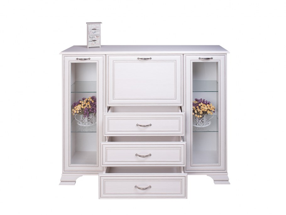 Тумба-витрина Tiffany 2v1d3s