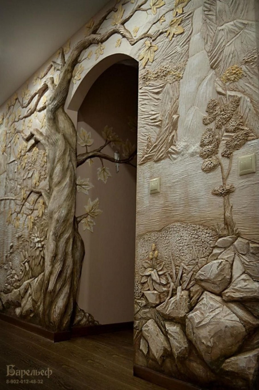 Барельеф фрески Barokko