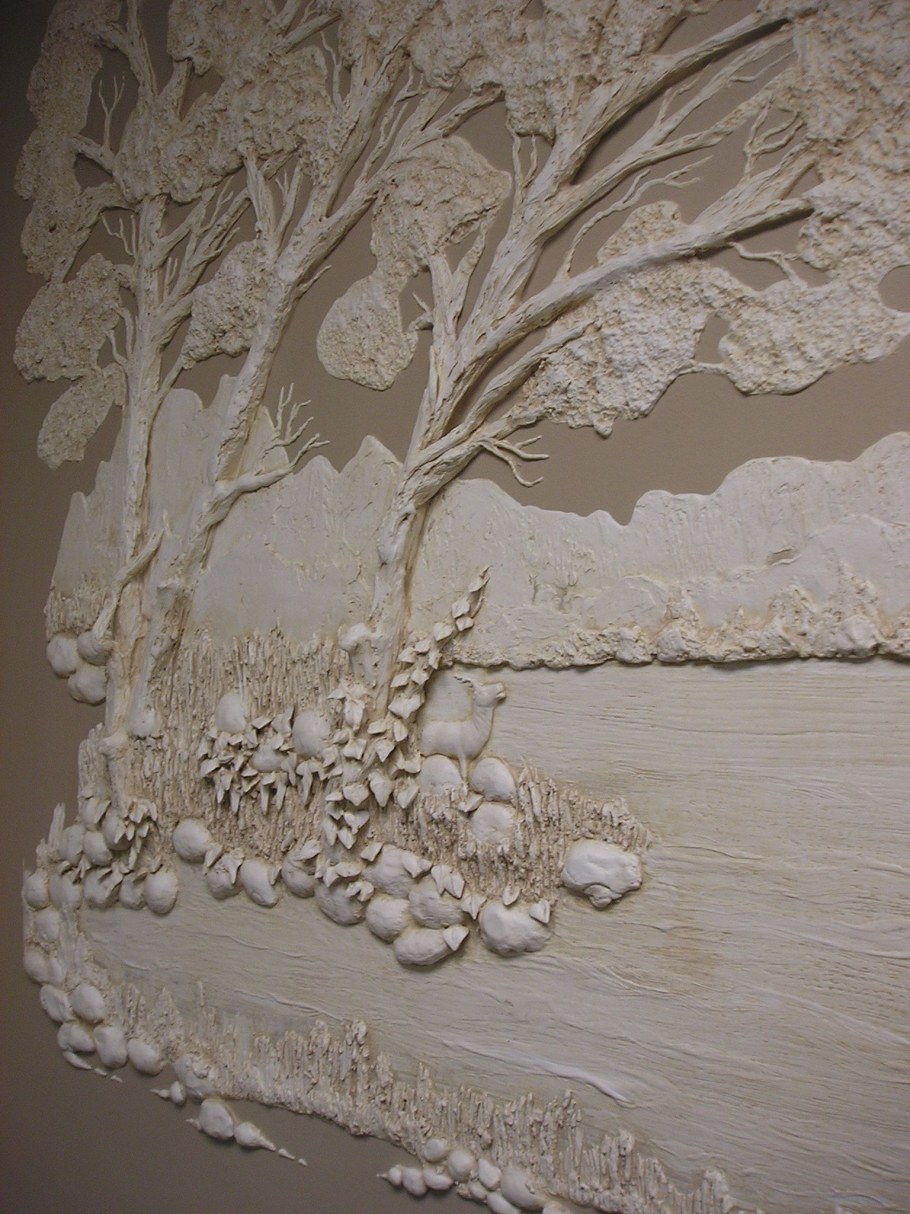 Гипсовое панно на стену