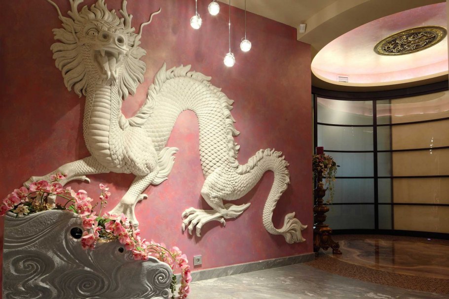 Китайский дракон в интерьере