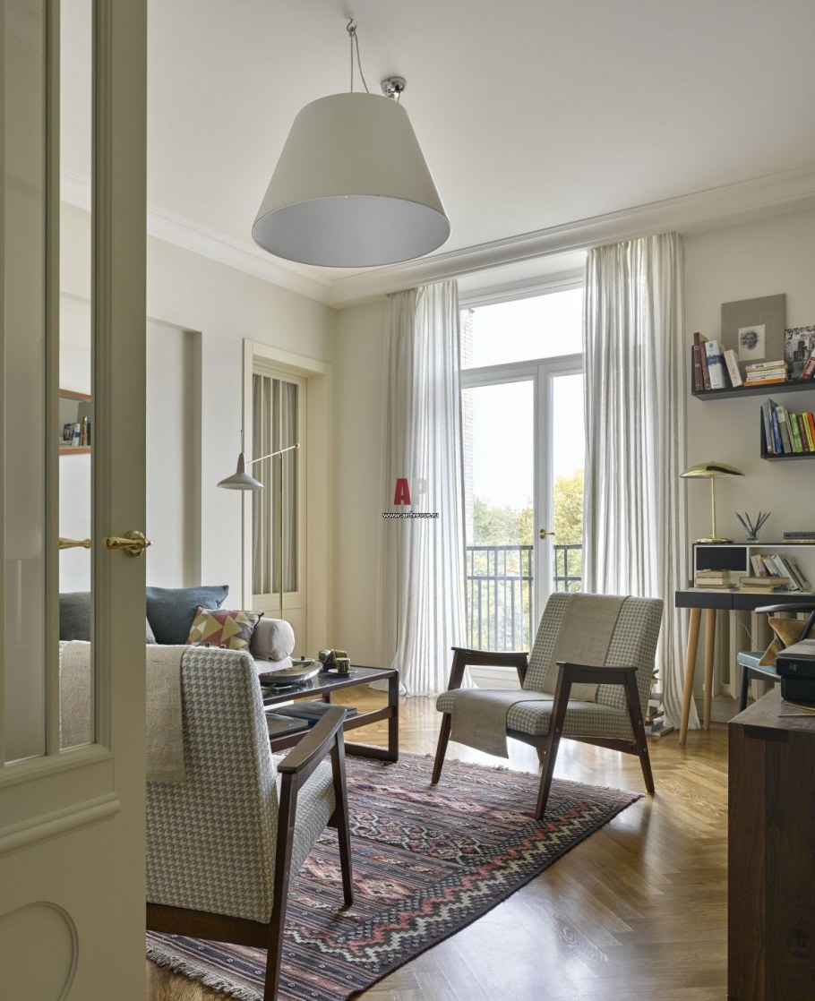 Интерьер кухни в стиле 60х Америка