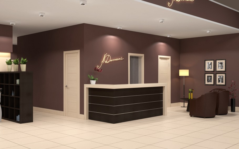 Входная зона салона красоты