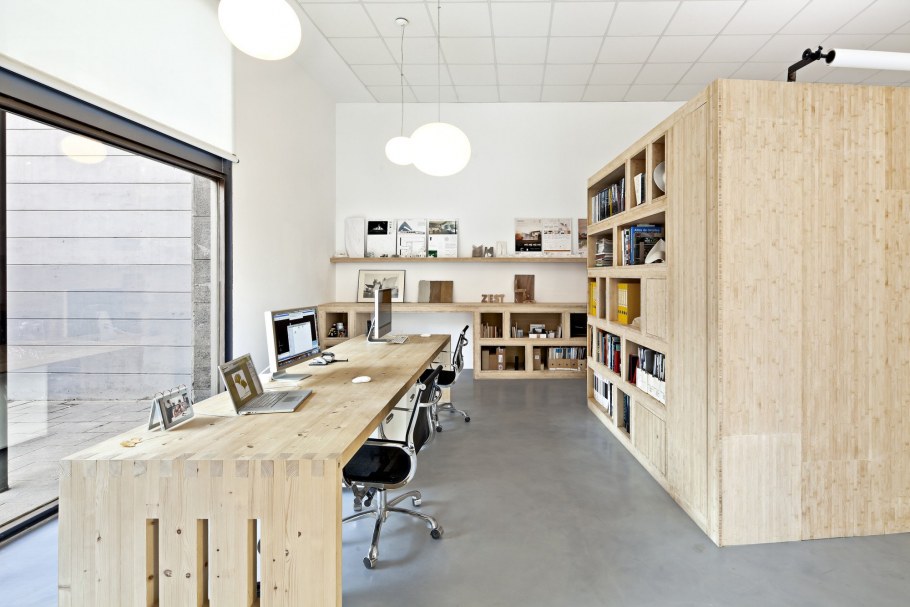 Офис в скандинавском стиле