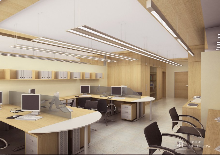 Коворкинг опен Спейс интерьер