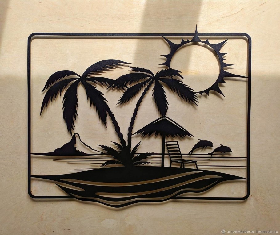 Панно из металла на стену