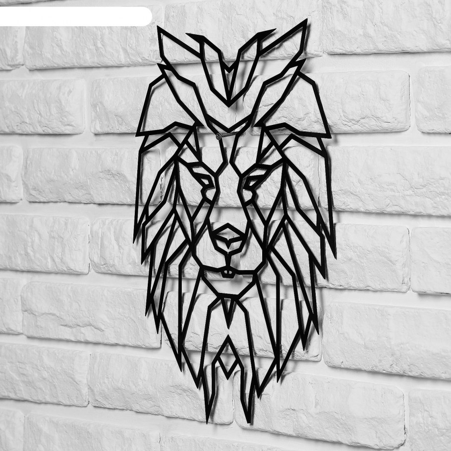 Головы животных из металла