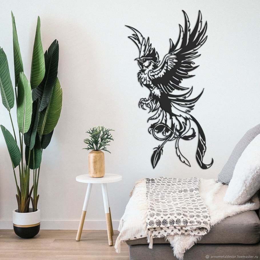 Металлическое панно на стену