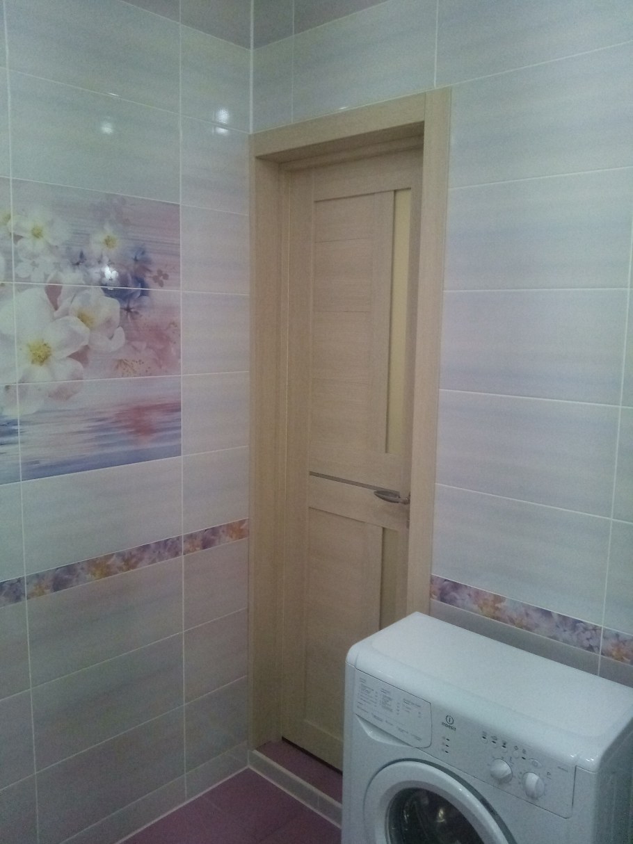 Ванная комната в зеленых тонах