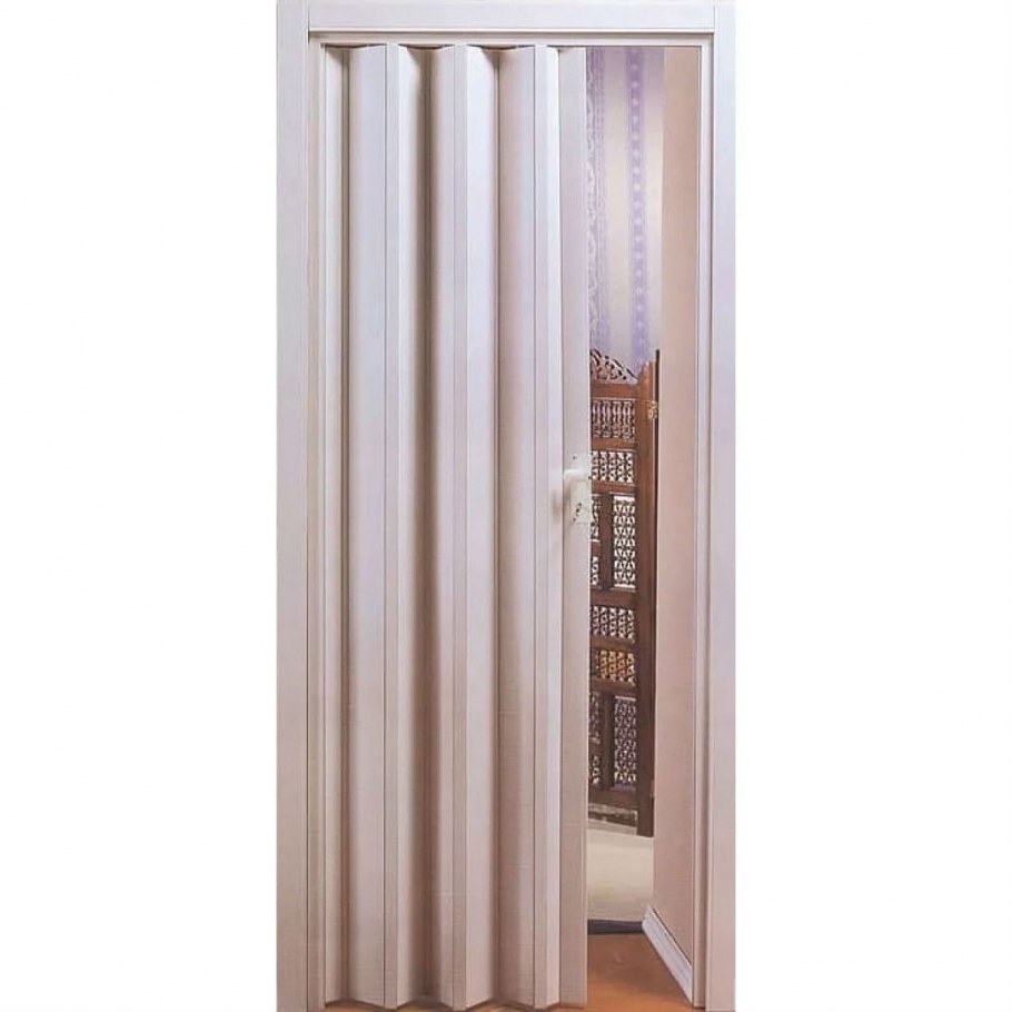 Дверь-гармошка "ясень серый" стиль 840х2020 мм